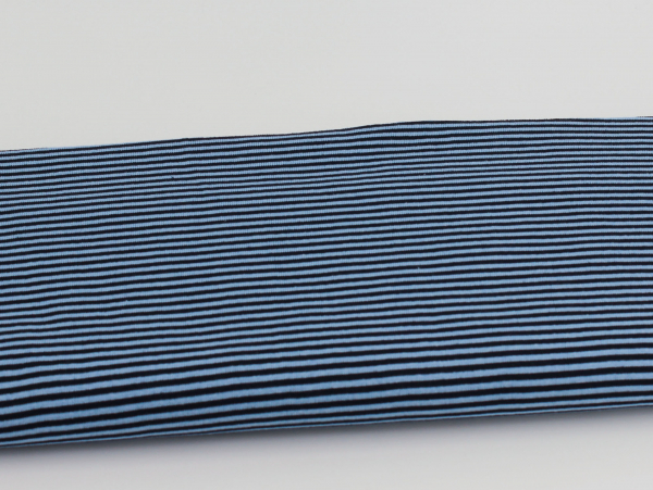 Bündchen blau/ dunkelblau (10 cm)